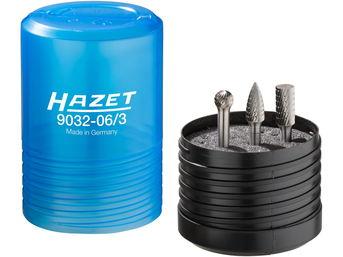 HAZET Hartmetall Frässtift Satz 6 mm 9032-06/3