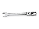 Ratschen-Gabelschüssel, 15° offset 9/16" flexibler Kopf