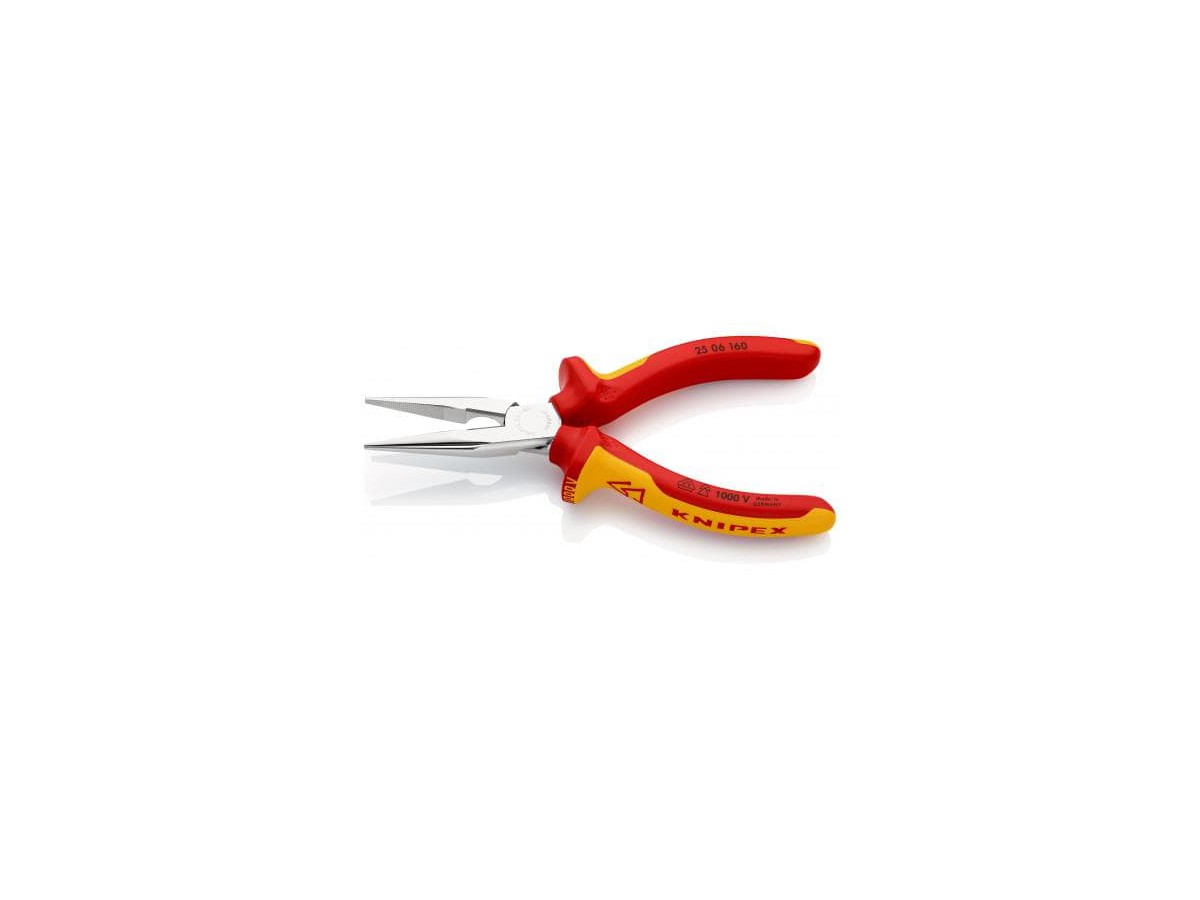 KNIPEX Pince à becs demi-ronds 1000 V 25 - 160 mm