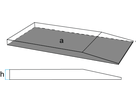 Rampes en caoutchouc, 40 mm hauter - convient pour UNIVERSELL