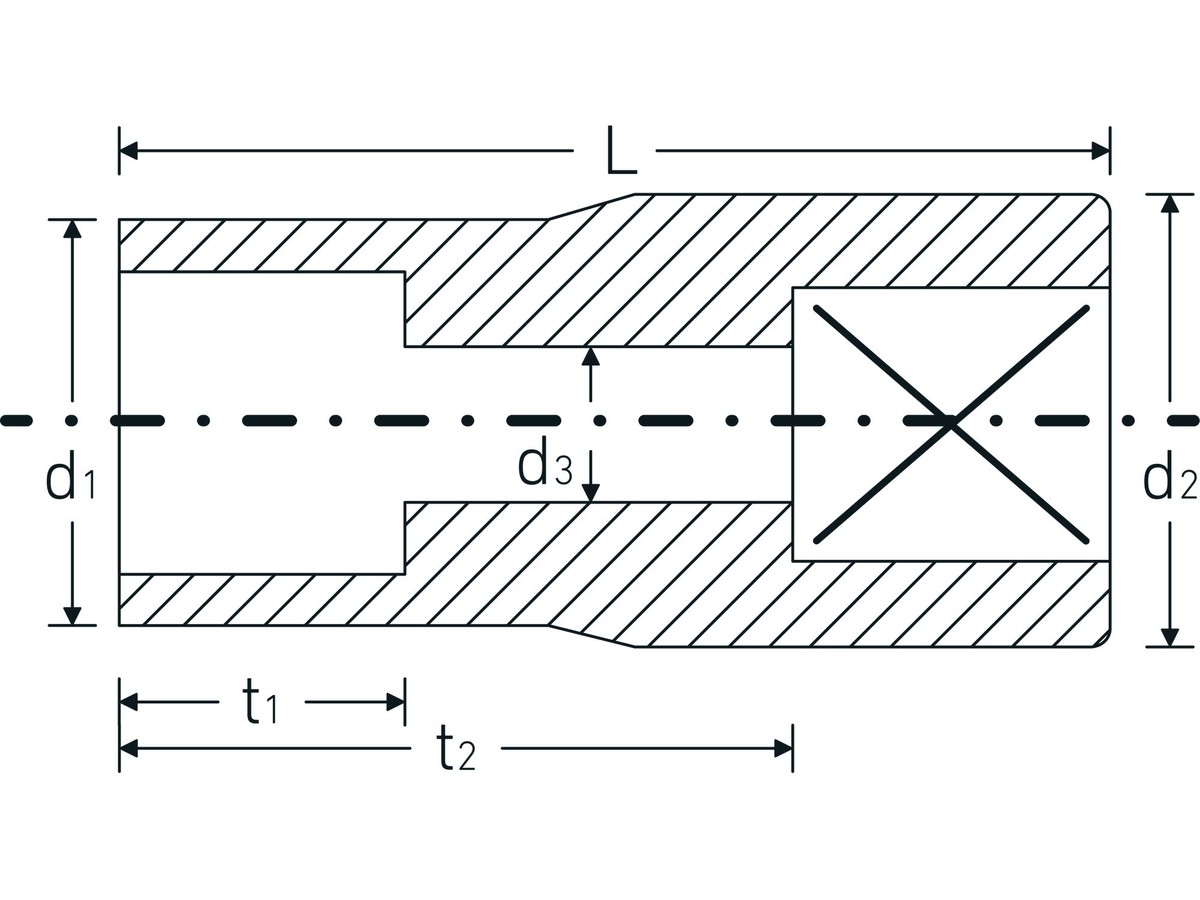 Douille pour clé à douille STAHLWILLE