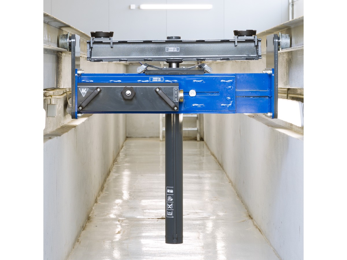 Lufthydraulischer Grubenheber - AC GD150-1, Kapazität 15'000 kg