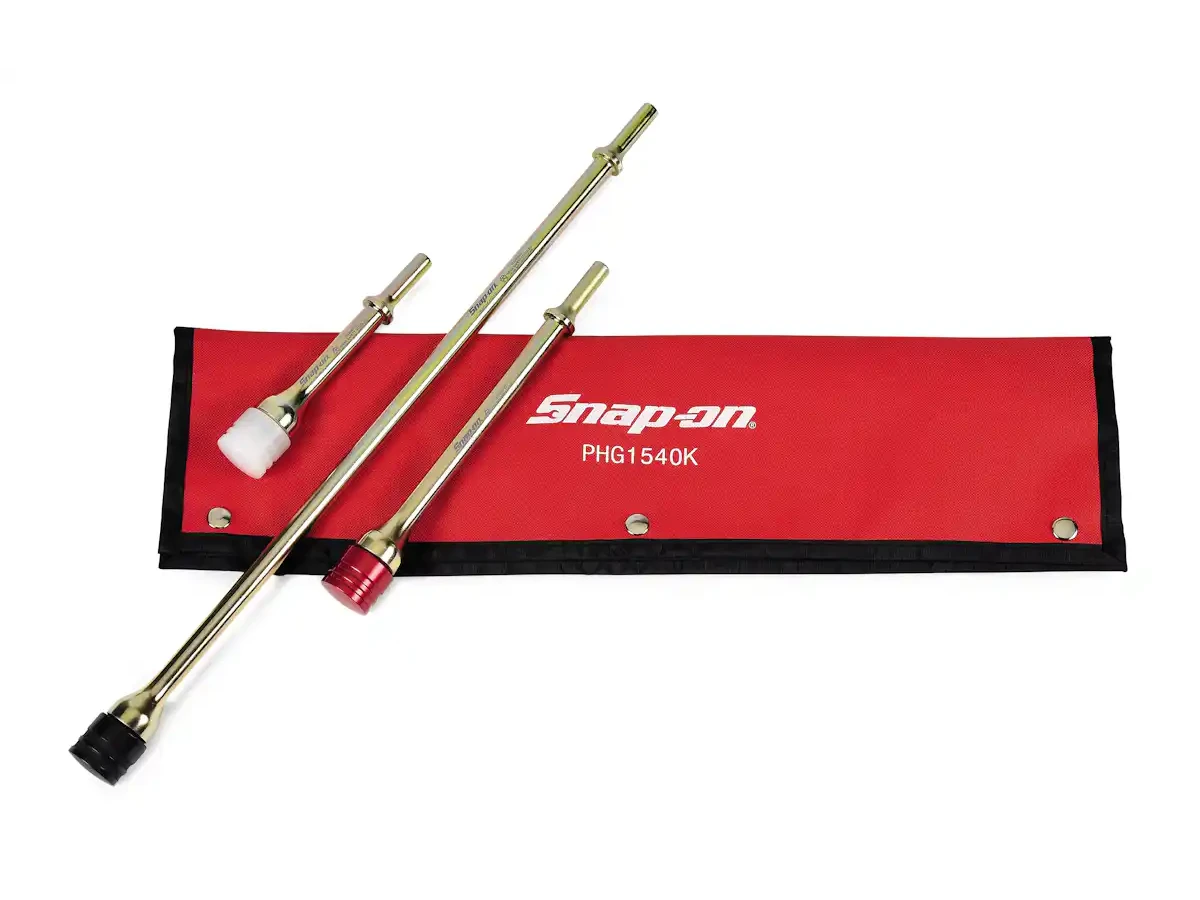 Jeu de burins à air comprimé Snap-on avec pointes interchangeables