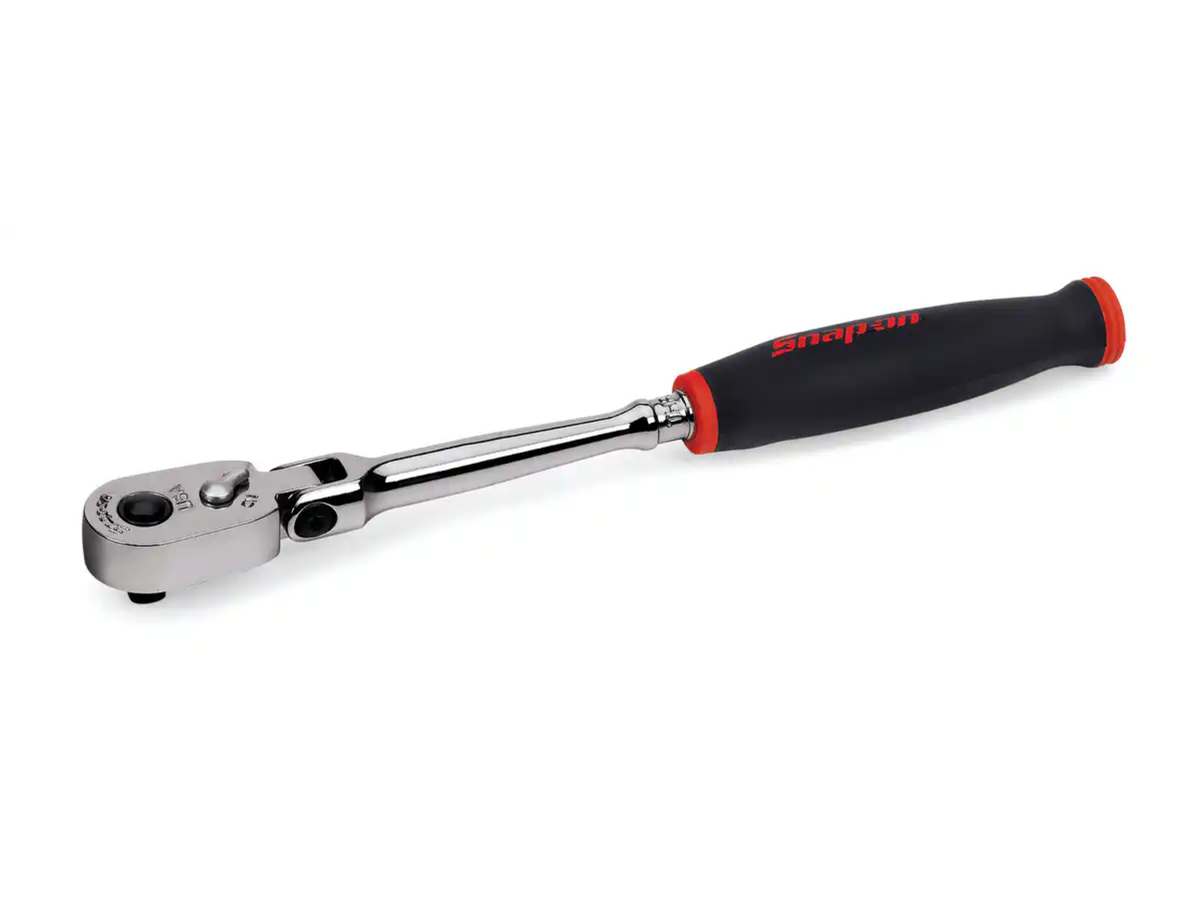 Cliquet 1/4" Quick Releasee avec - Soft-Grip flex.