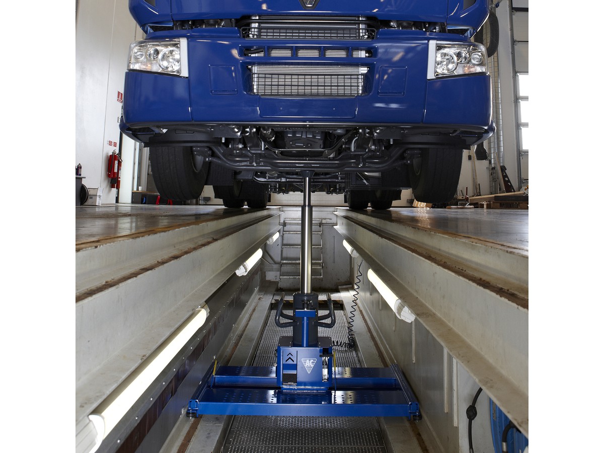 Lufthydraulischer Grubenheber - AC GGD150S, Kapazität 15'000 kg