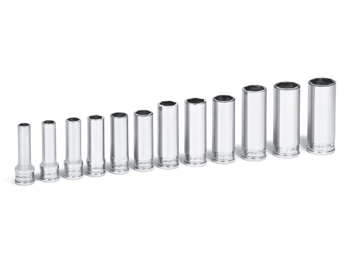 Satz Stecknüsse Snap-on extra tief 3/8" 6-kant 8-19 mm
