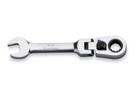 Ratschen-Gabelschlüssel kurz  5/16" mit flexiblem Kopf