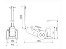 Crics lourds 100-1/ 150-1 AC Hydraulic