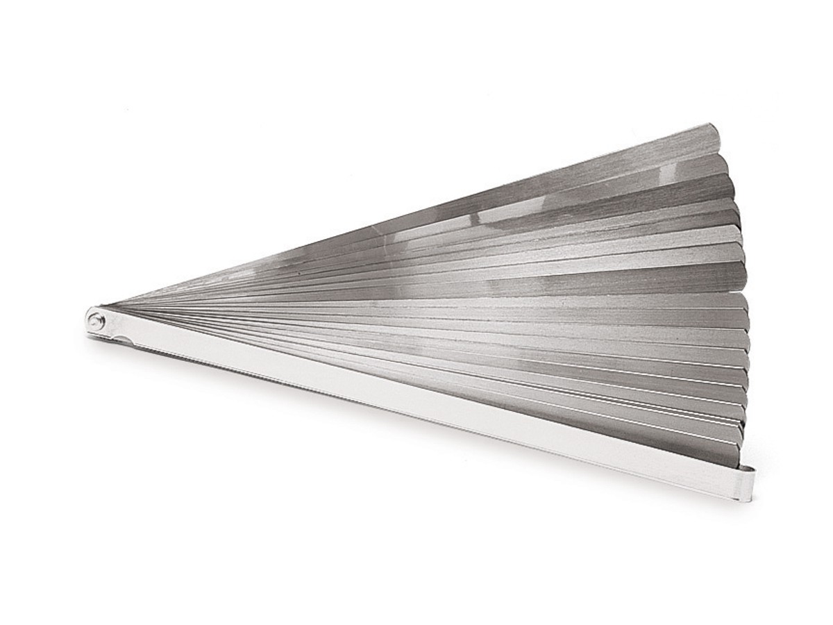 Fühlerlehre 25 Blätter 0.0015“, 0.002“ - 0.021“, 0,025", 0,027", 0,030" und 0,040"