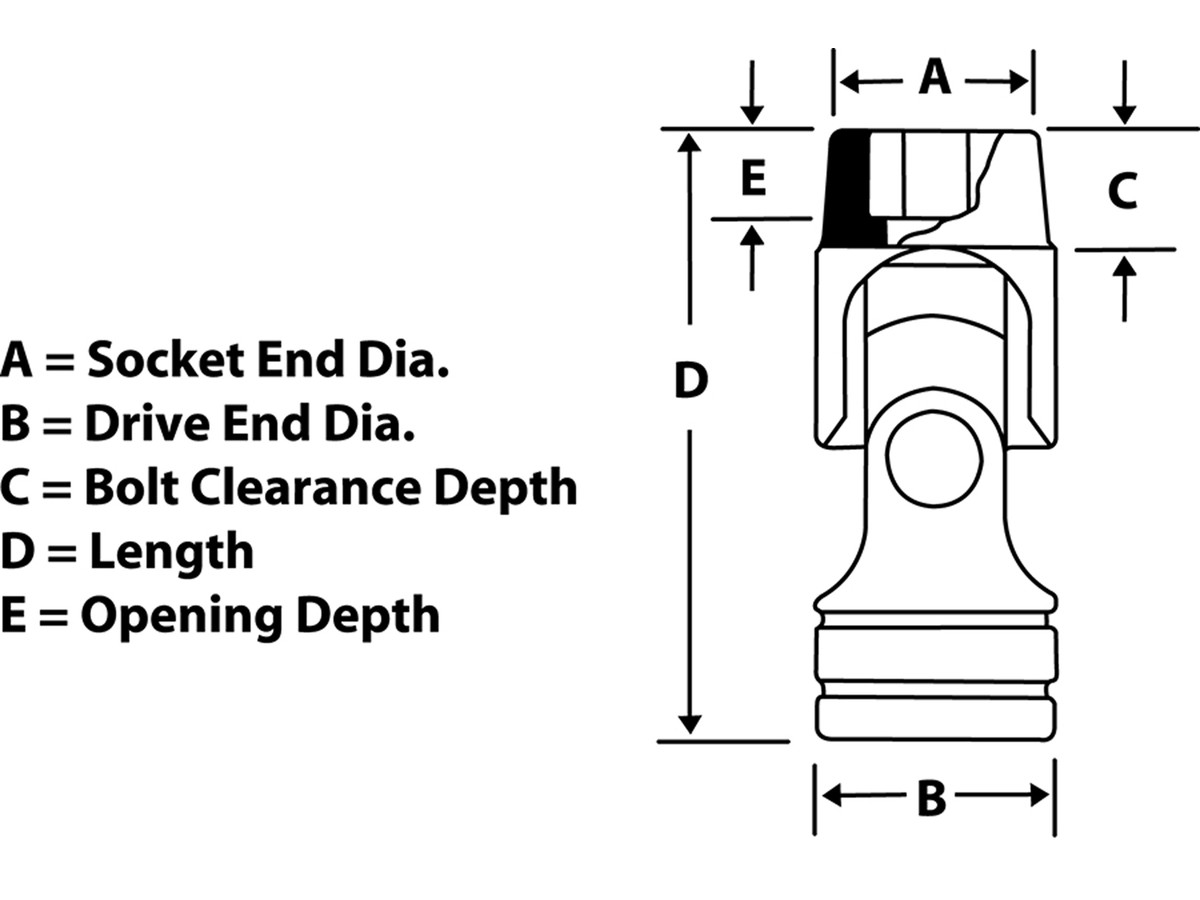 Snap-on Gelenk-Stecknuss 12-kt. 9/32"