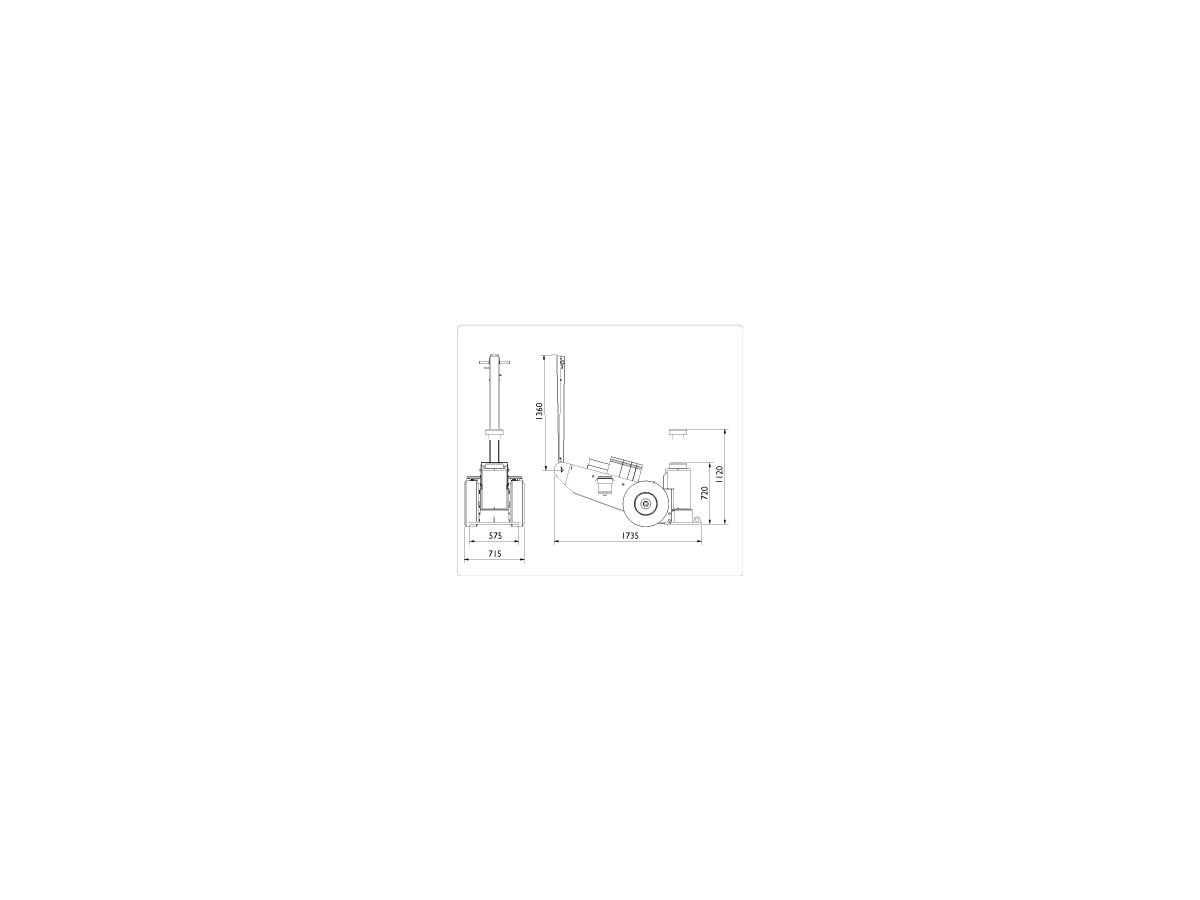 Crics lourds 100-1/ 150-1 AC Hydraulic