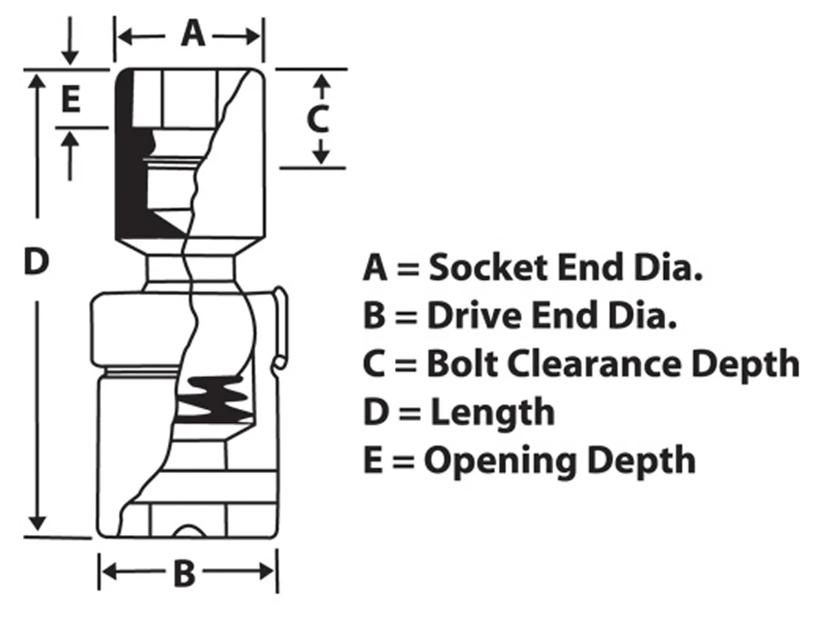 Douille articulée Snap-on 13 mm