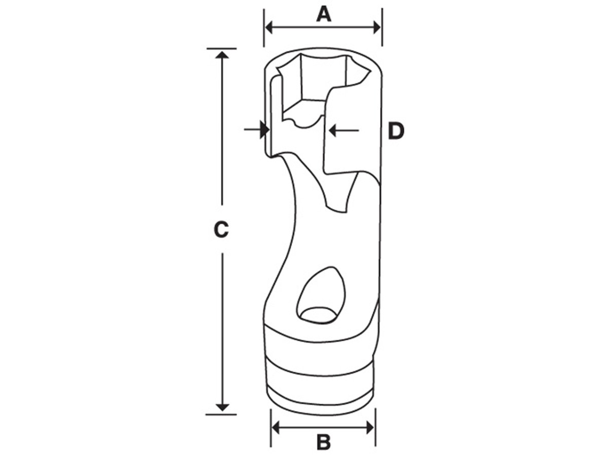 Douille Snap-on pour écrous coniques 11 mm