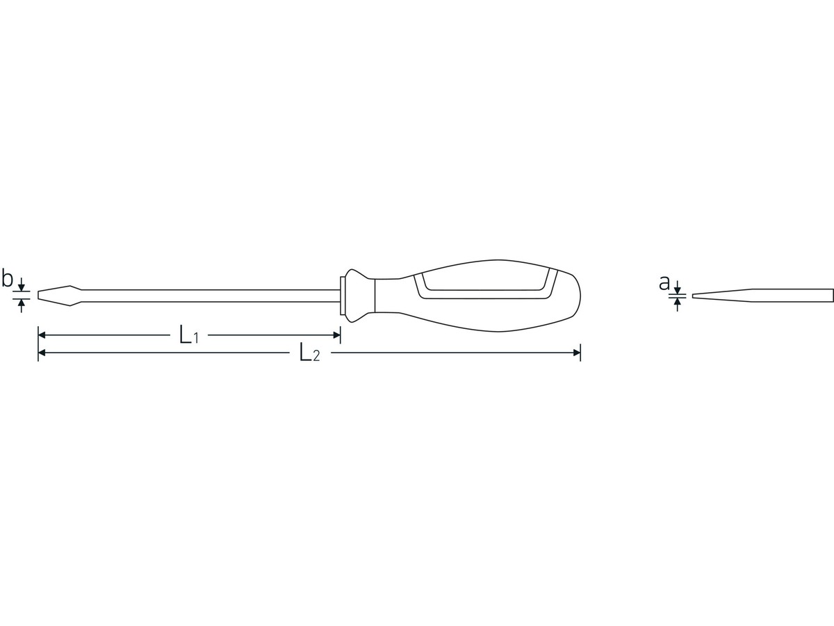 Tournevis Drall+ STAHLWILLE Gr. 2