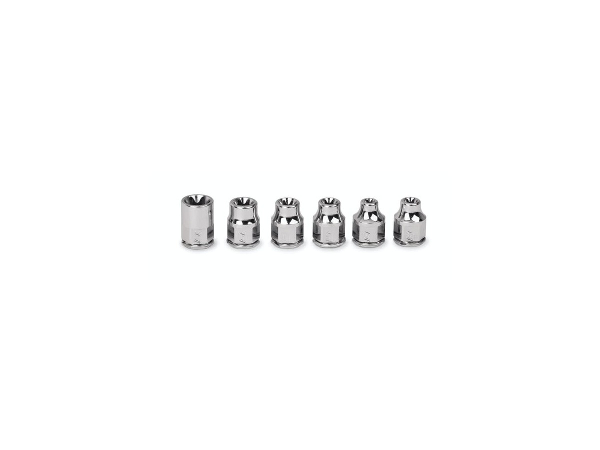 TORX® Douilles inversées profilées E4-E10 6 pièces