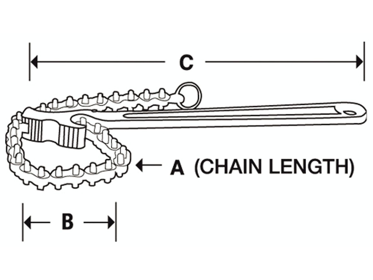 Clé à chaîne Snap-on 24"