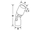 Torx-Gelenkstecknuss Snap-on E18