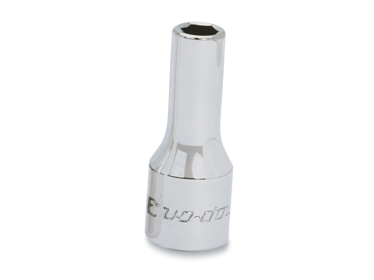 Douille semi-longue 6-pans 1/4"  3/16"