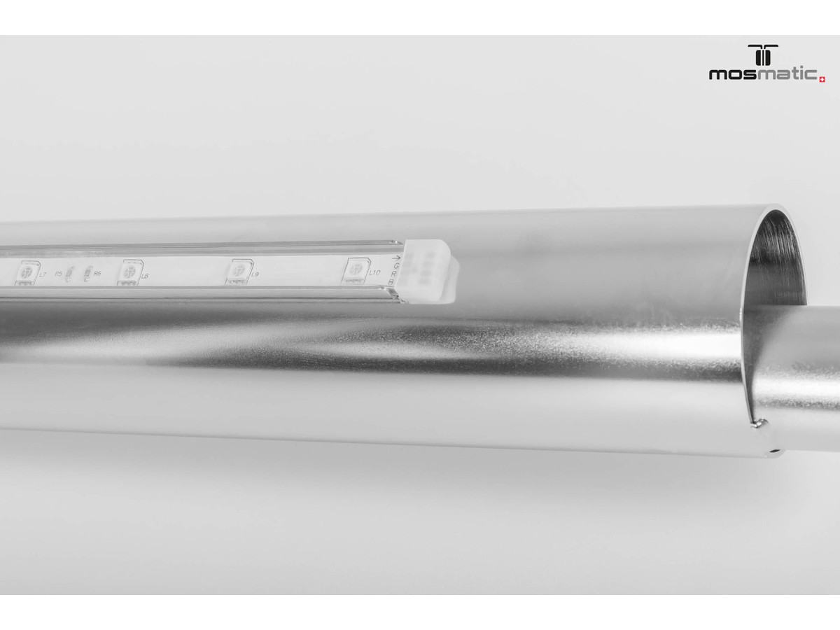Deckenkreisel-Z 1450 mit LED rostfrei-poliert (4.3 m Box)