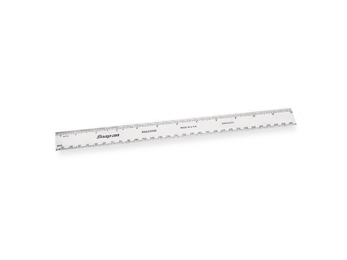 Stahl-Lineal 12" / 30 cm
