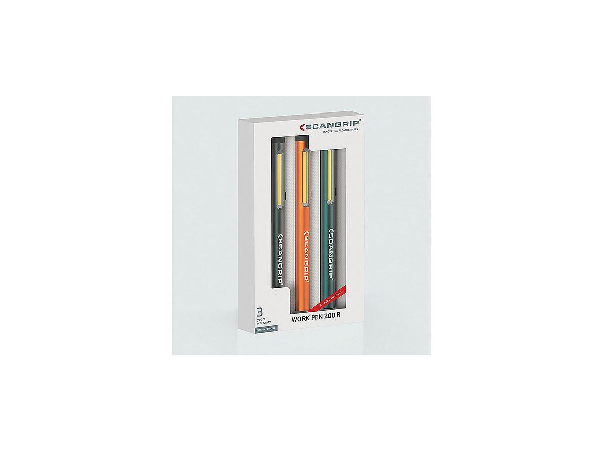 Kit d'éclairage Work-Pen 3 pièces SCANGRIP