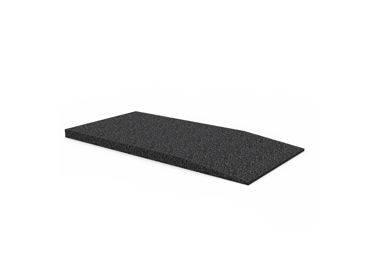 Rampes en caoutchouc, 40 mm hauter - convient pour UNIVERSELL