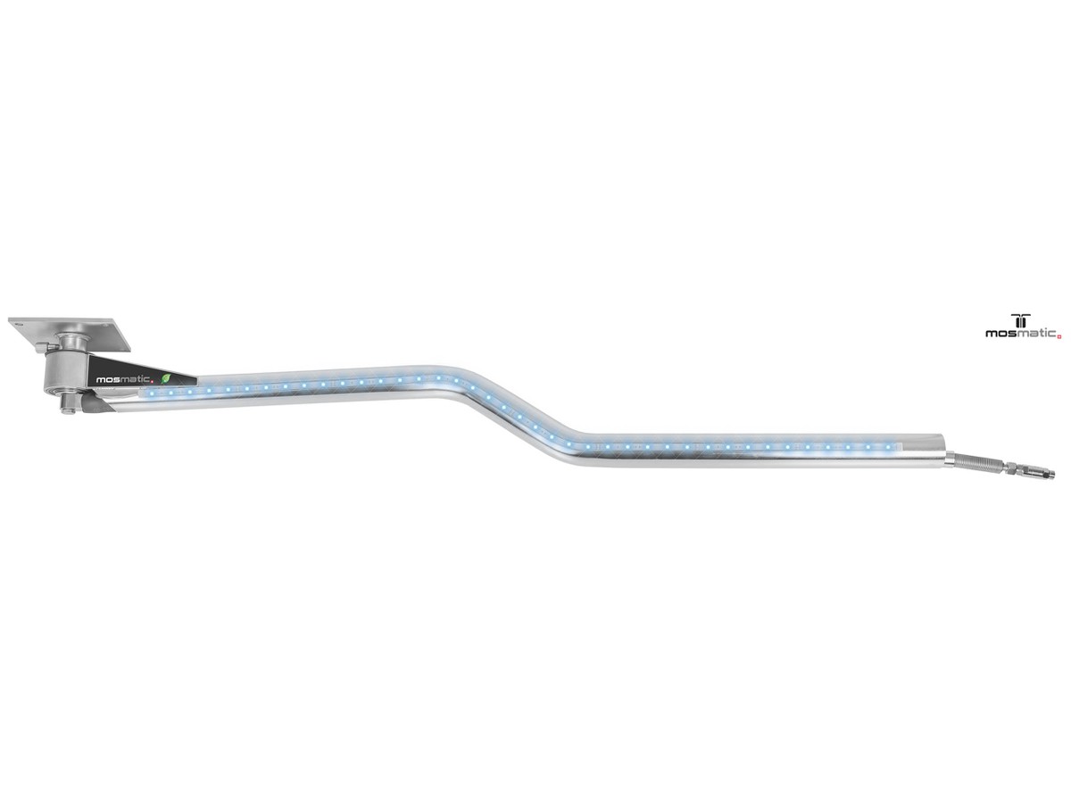 Deckenkreisel-Z 1450 mit LED rostfrei-poliert (4.3 m Box)