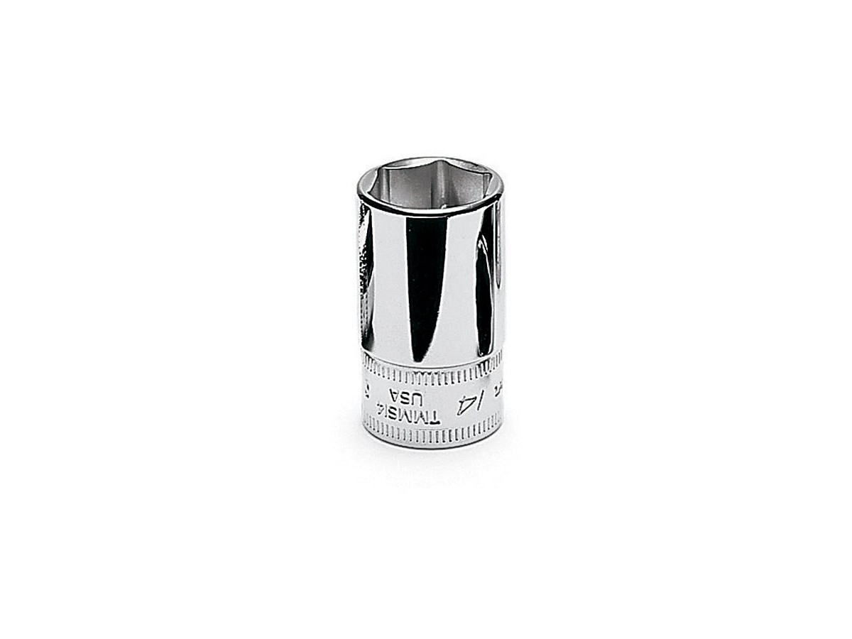 Stecknuss halblang Flank Drive® 6-kant metrisch 1/4" 12 mm