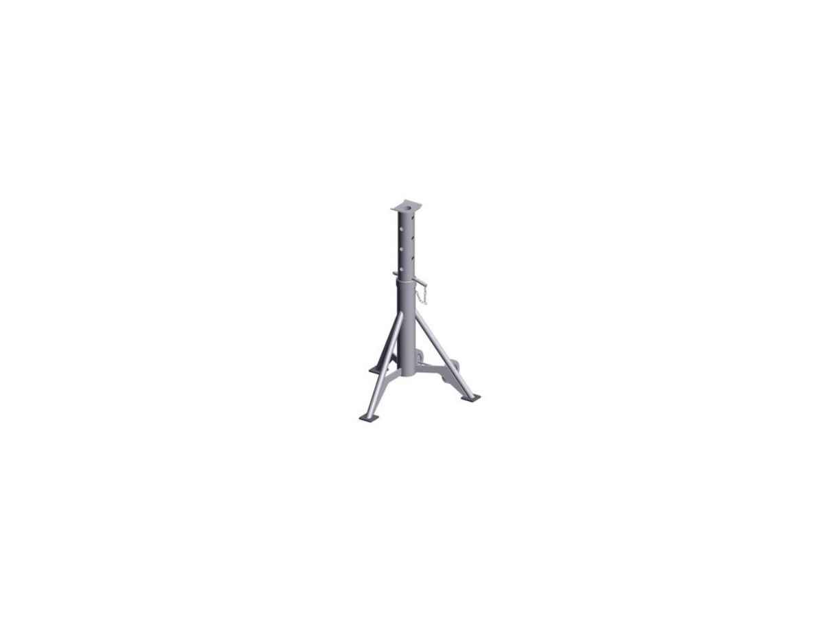 Abstützbock AB 6-12, Tragkraft 7'500 kg - Verstellbereich 875 - 1'395 mm, fahrbar