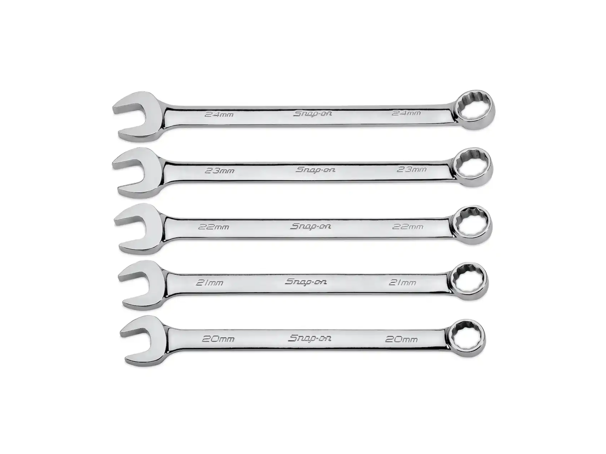 SNAP-ON Ring-Gabelschlüssel-Satz SW 20 – 24 mm