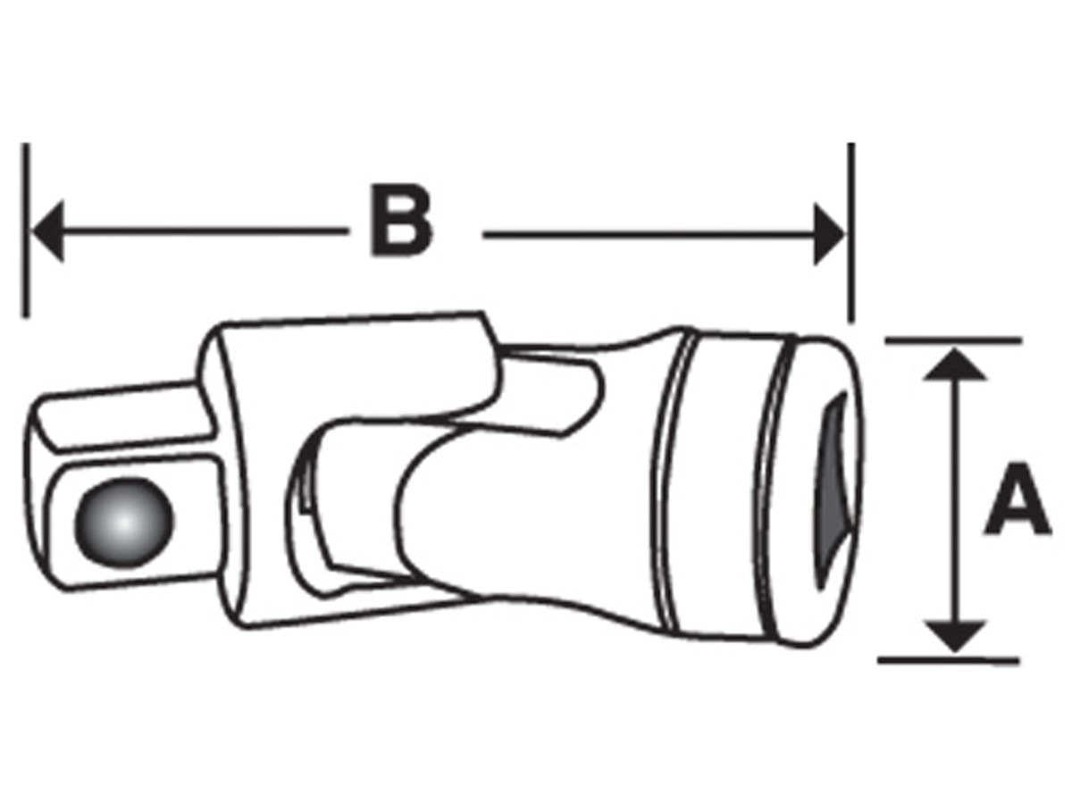 Joint de cardan 1/4"