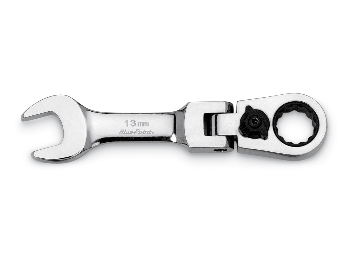 Ratschen-Gabelschüssel kurz metrisch 13 mm Gelenk