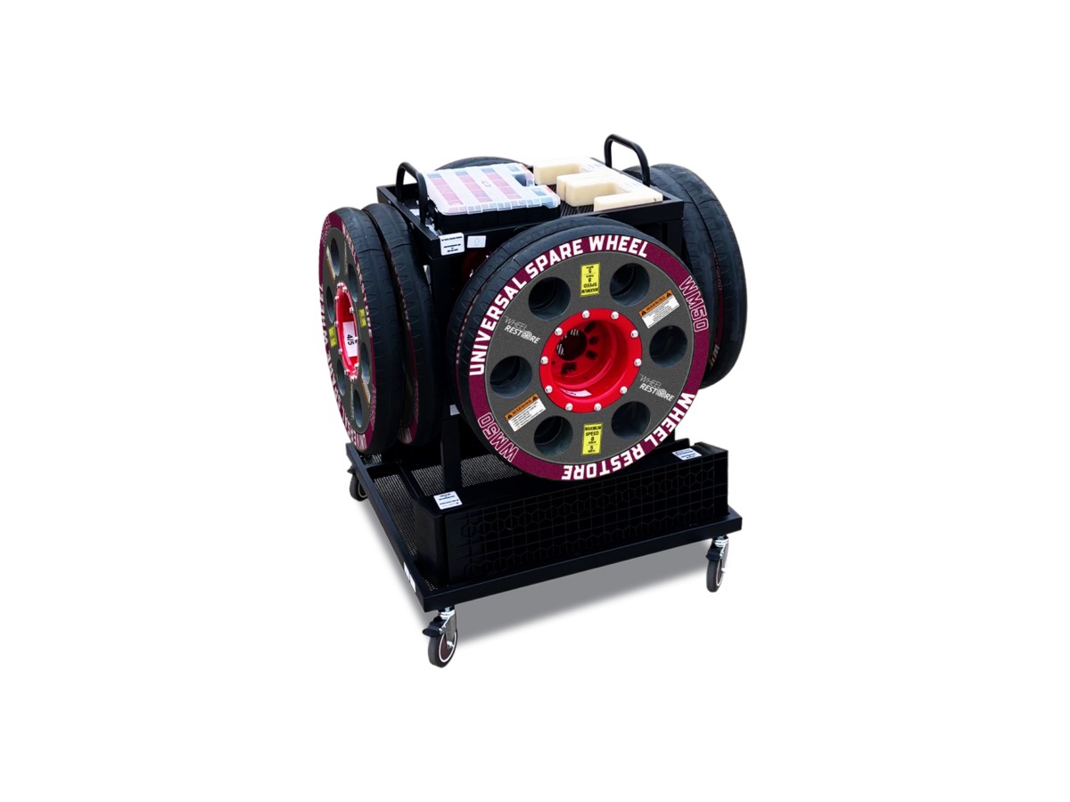 Rollwagen für 4 Universal-Ersatzräder ROLL+SPIN