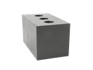 Bloc de caoutchouc, 100 mm hauter - convient pour UNIVERSELL