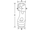Douille Snap-on pour écrous coniques 11 mm