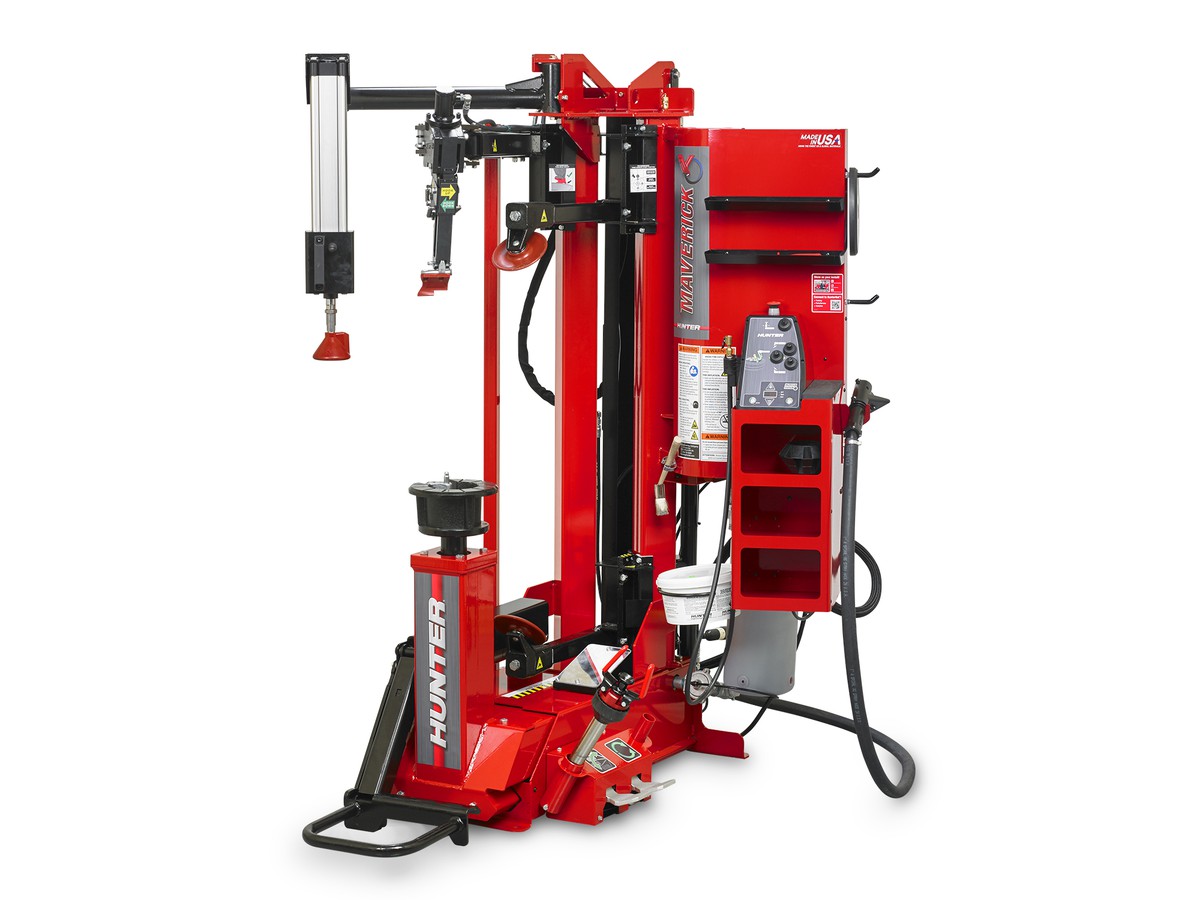 Changeur de pneus - HUNTER Maverick, Couleur rouge