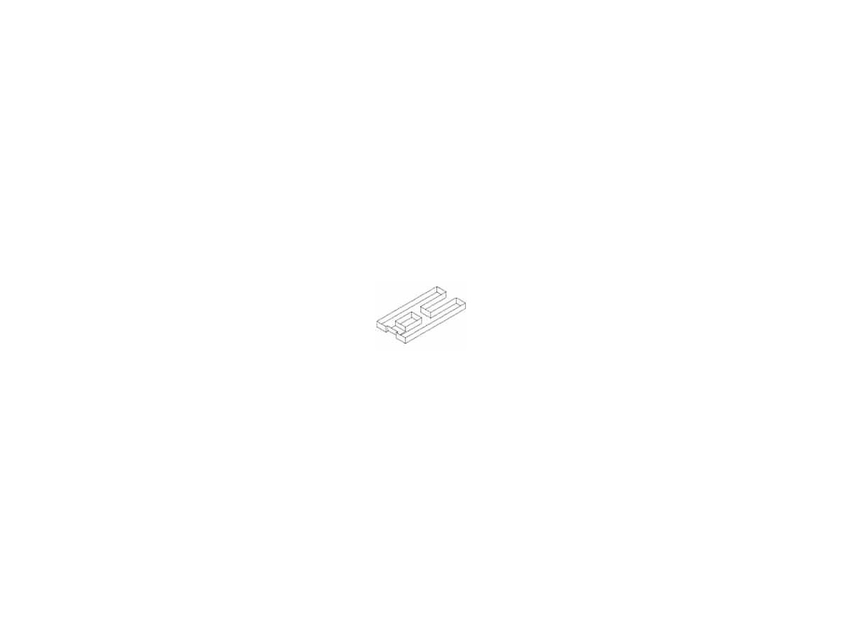 Fundamentwanne ZS SQUARE II 3'500 mm - für Fahrfläche 4'400 mm unterflur