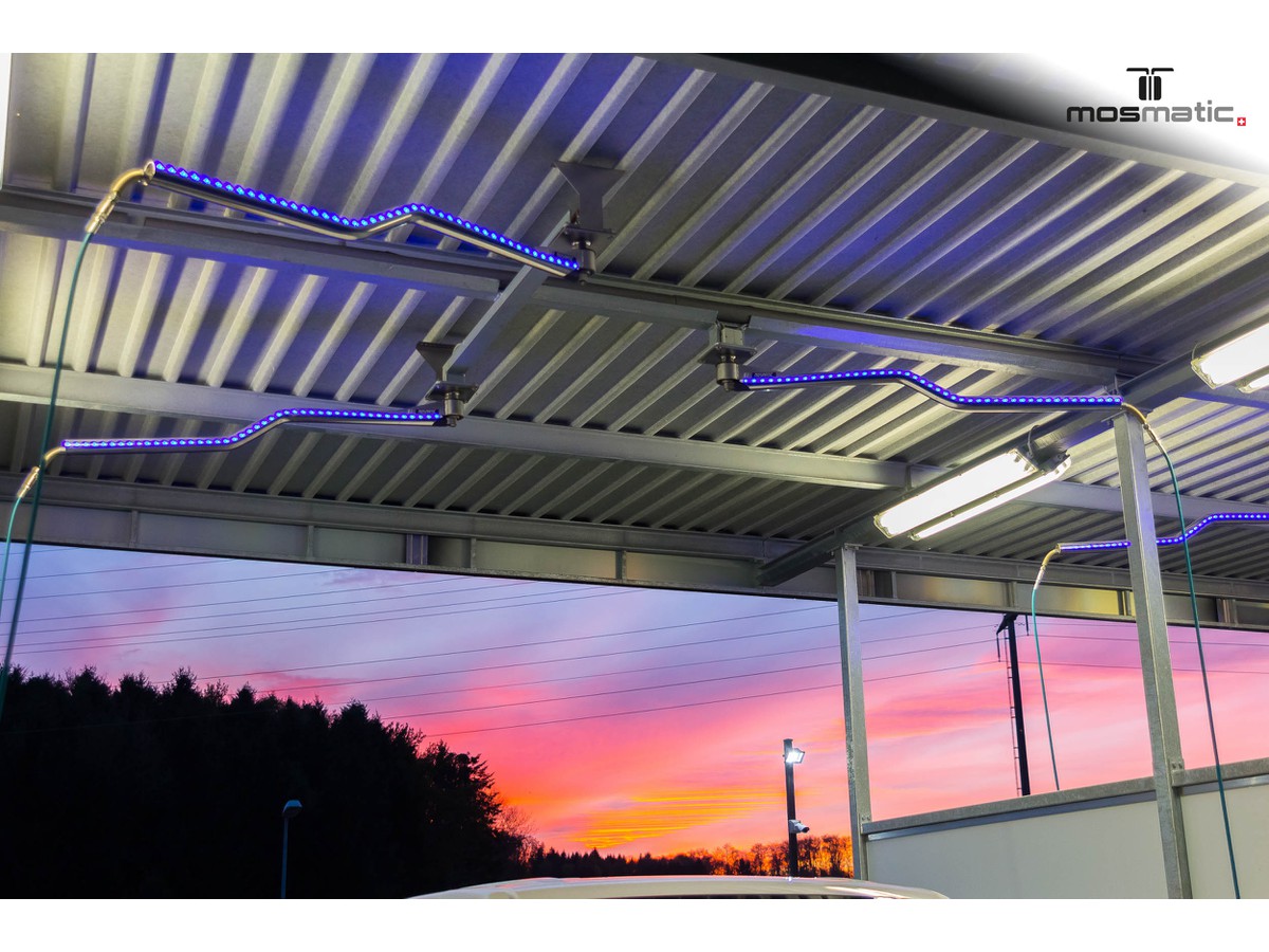 Mosmatic DKZ Deckenkreisel-Z mit LED rostfrei-poliert