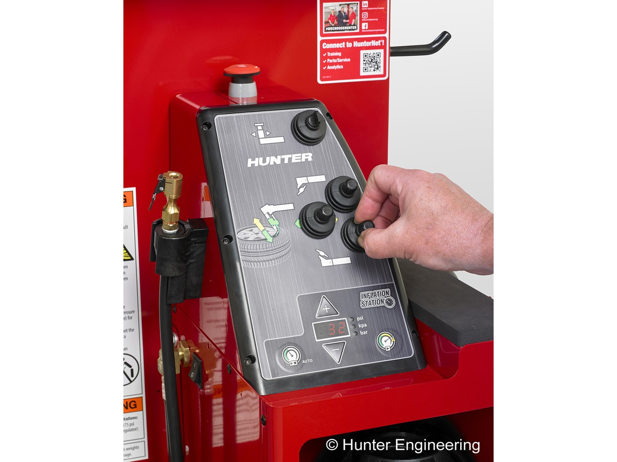 Changeur de pneus - HUNTER Maverick, Couleur rouge