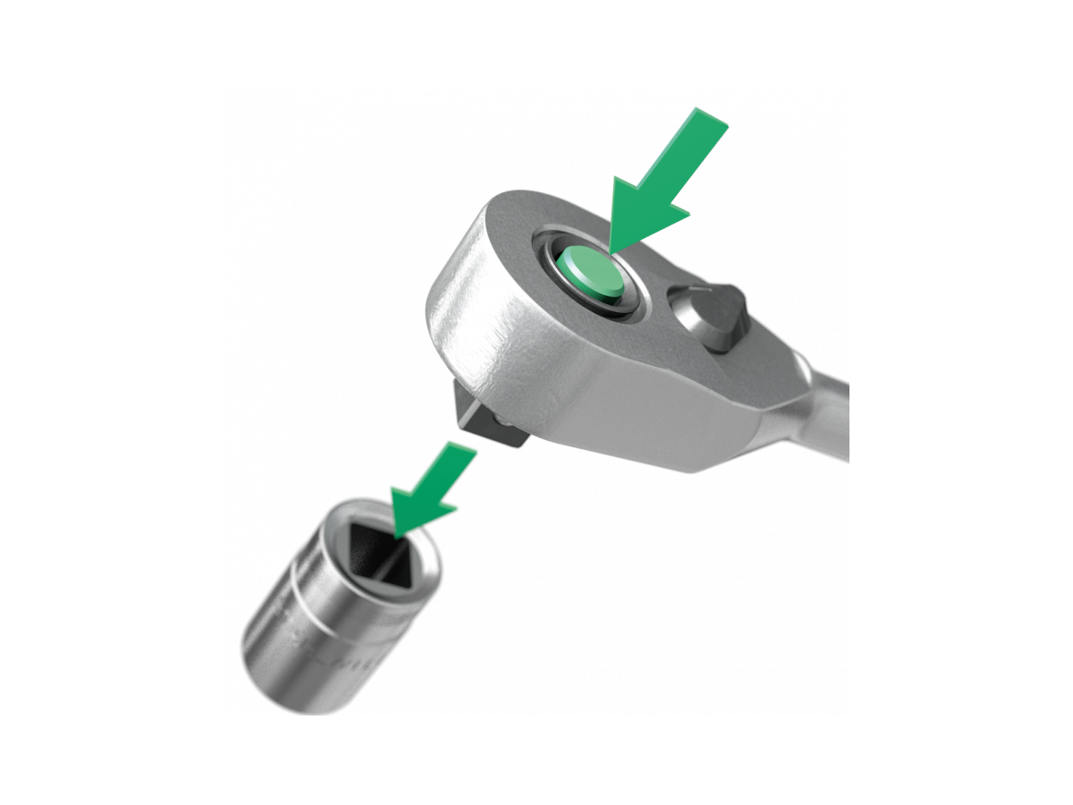 Stahlwille Knarre QuickRelease Nr. 415QR - 1/4"