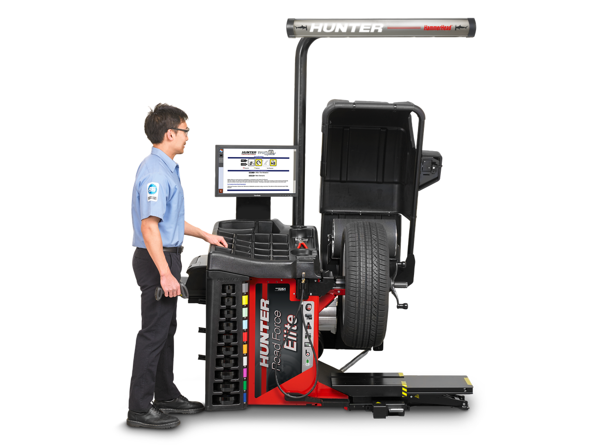 Auswuchtmaschine - HUNTER Road Force Elite, rot