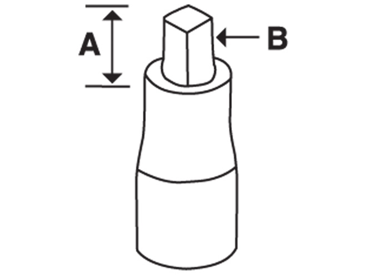 Douille Allen extra-courte 4mm