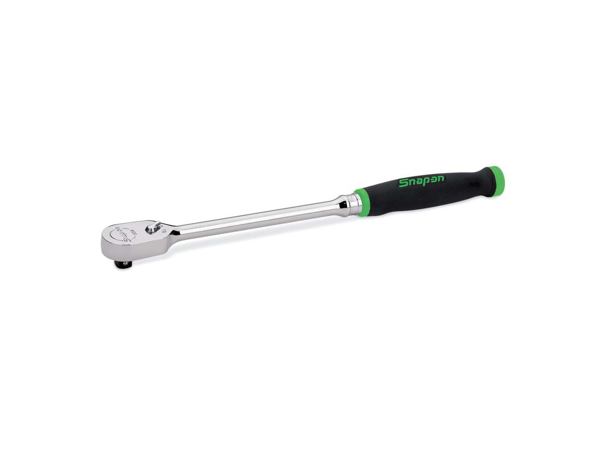 Ratsche lang 3/8" mit Griff grün