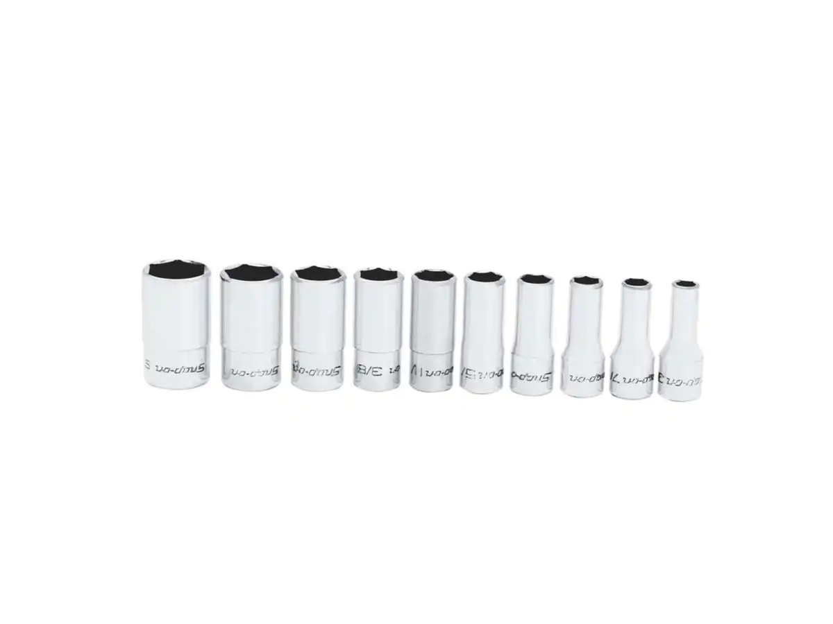 Satz Stecknüsse 1/4" halblang 6-kant