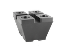 Bloc de caoutchouc, 90 mm hauter - convient pour UNIVERSELL