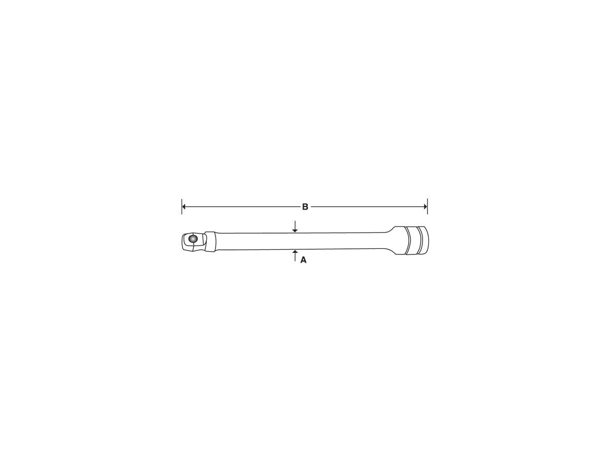 Rallonge Wobble Plus 1/4" Drive 6"