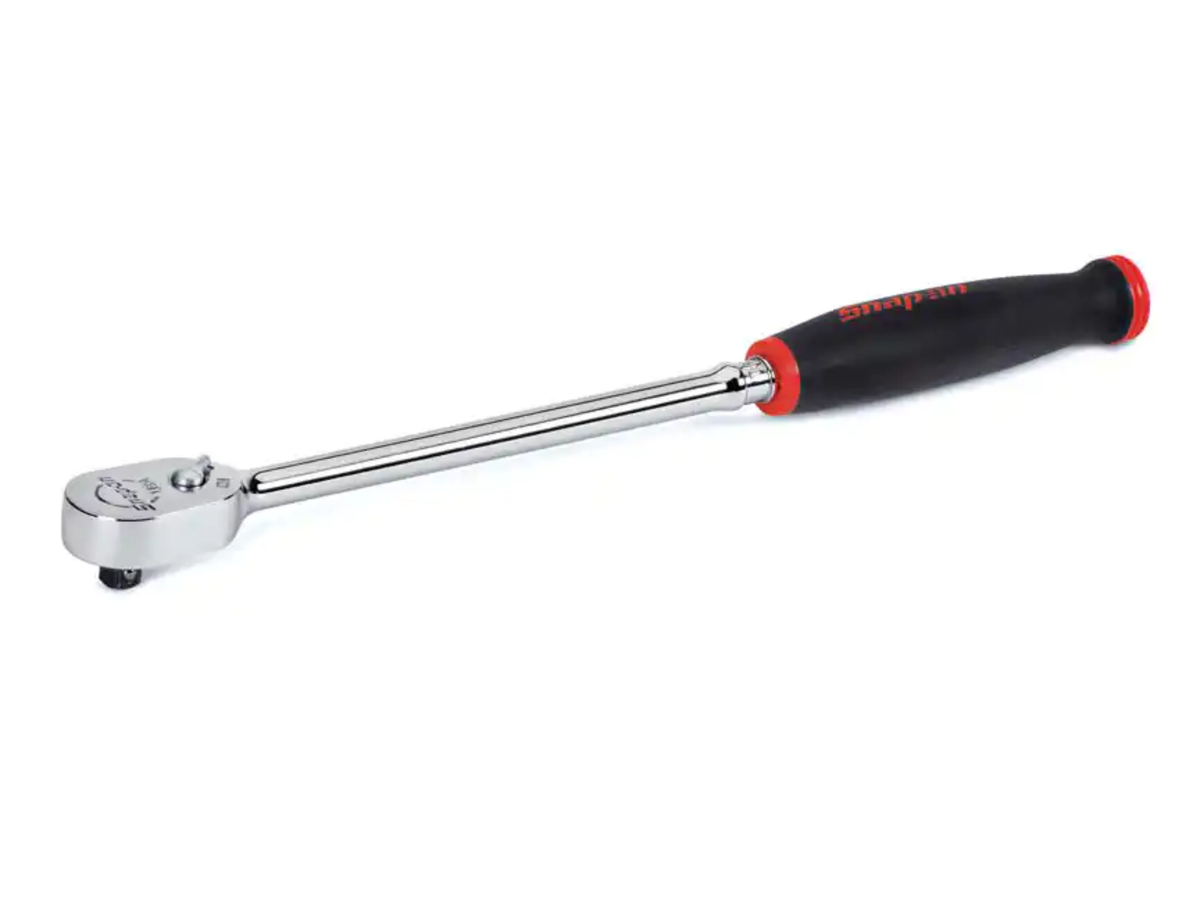 Cliquet 1/4" à tête scellée avec - Soft-Grip extra-longue