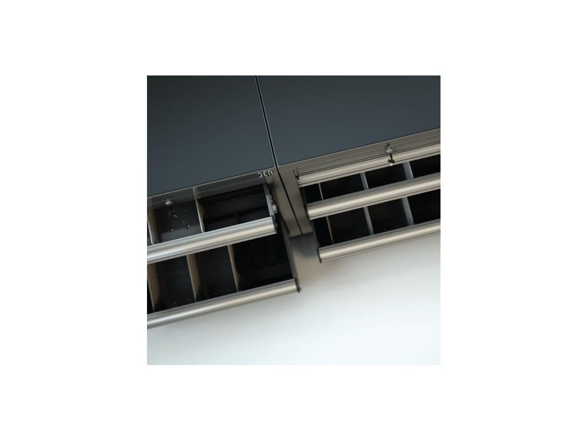 Einzel-Schubladen-Modul lang mit 3 Schubladen der Serie 90