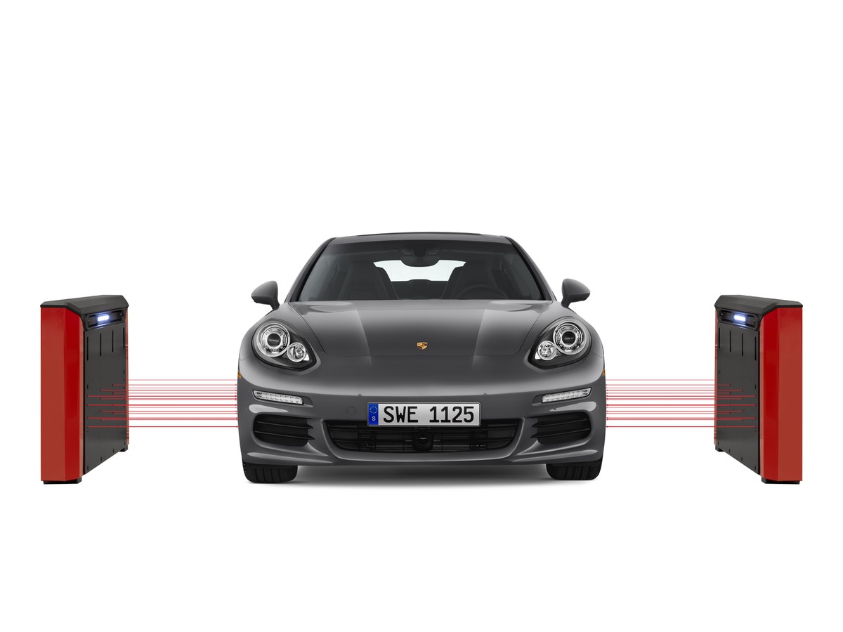 Autonome Achsvermessungsanlage - HUNTER Quick Check Drive, rot