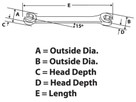 Raccord-Schlüssel Snap-on 5/8" x 11/16"